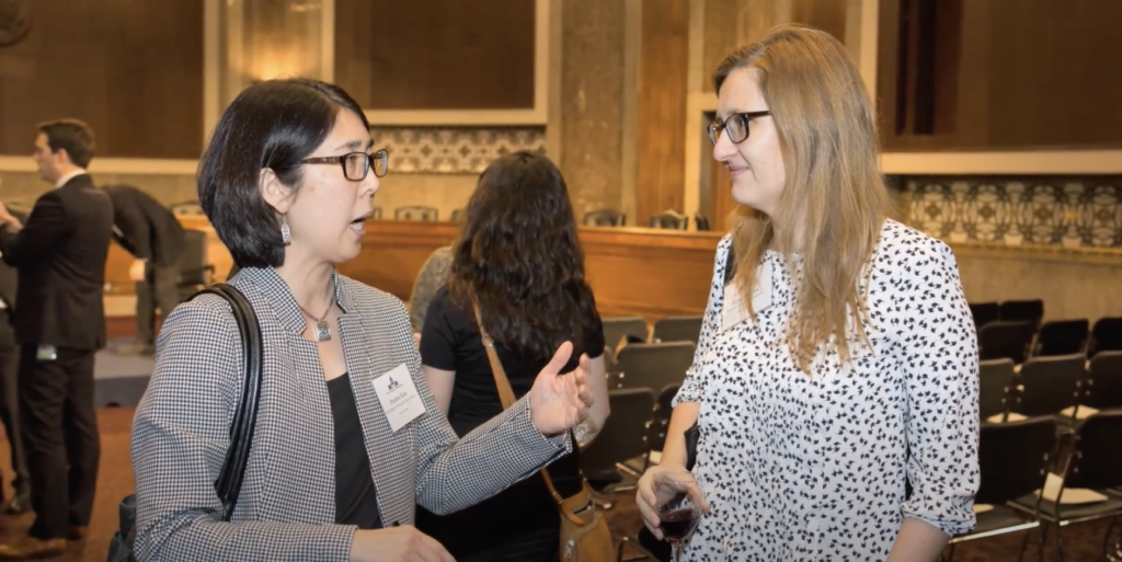 Women Talking at RCN Meeting 