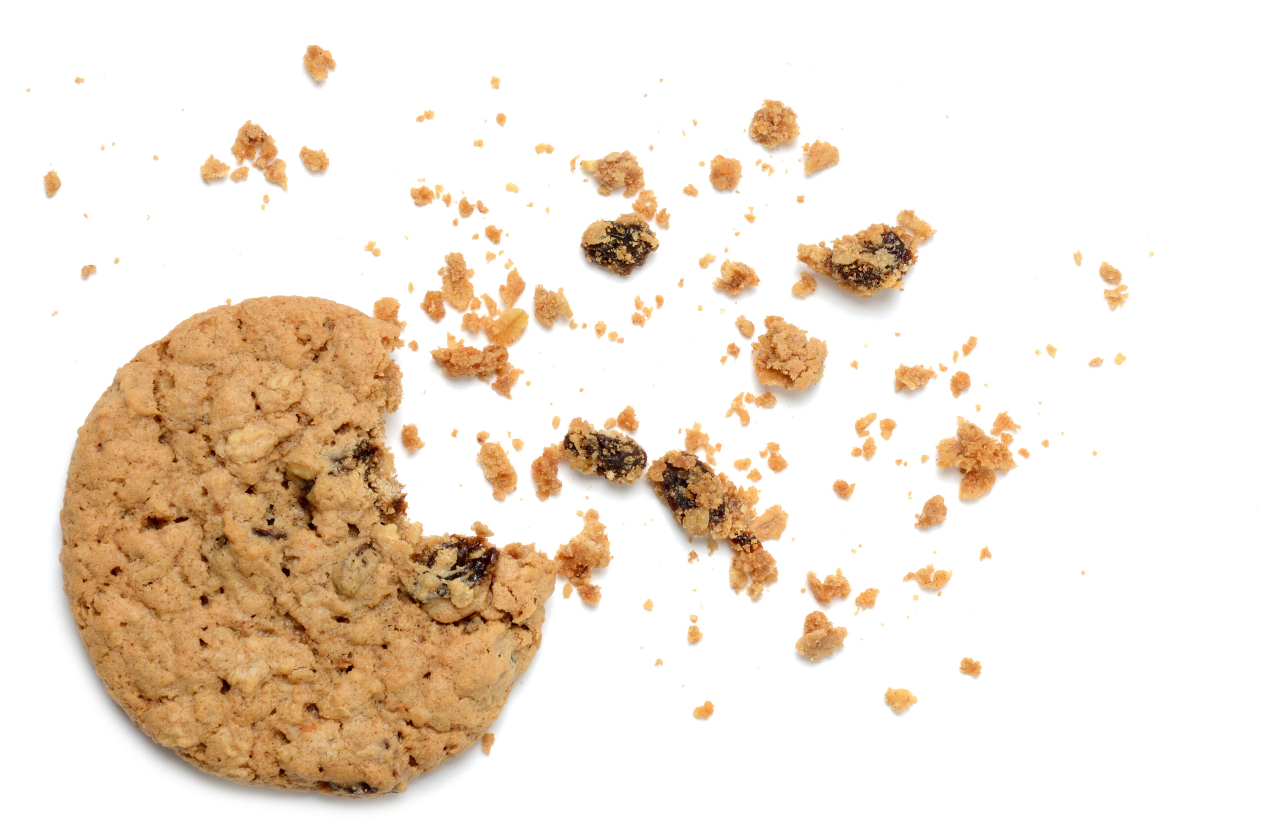 Crumbling cookie