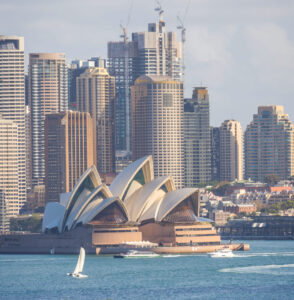 sydney,,australia, ,april,24:,sydney,skyline,with,opera,house,