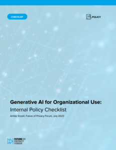 Generative AI Checklist Cover