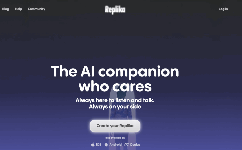 replika screenshot