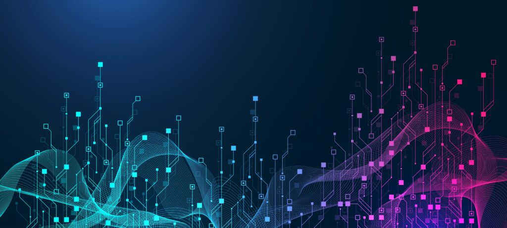 artificial,intelligence,with,circuit,electric,line,style.,digital,futuristic,machine