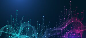 artificial,intelligence,with,circuit,electric,line,style.,digital,futuristic,machine