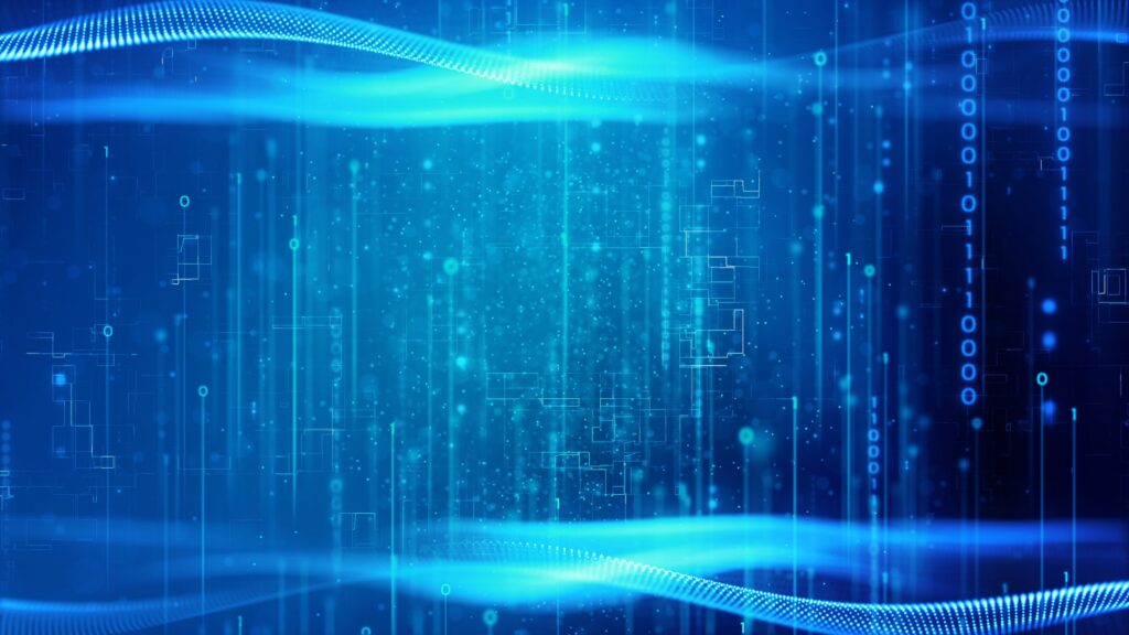 cyberspace,technology,with,blue,digital,light,patterns,,creating,a,futuristic