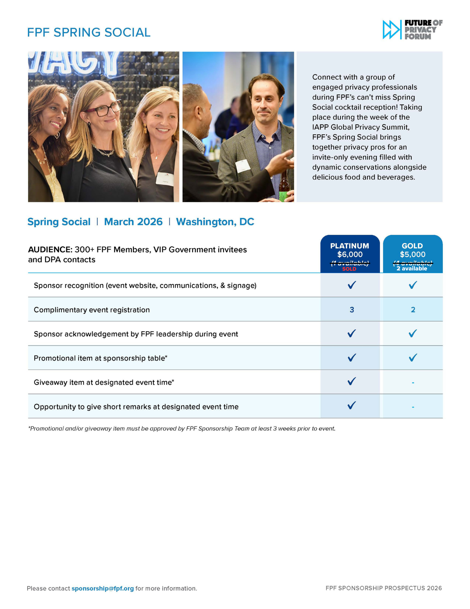 2026 spring social sponsorship