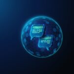 abstract,illustration,of,chat,bubbles,covered,by,protection,shield,in