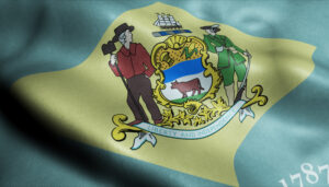 delaware,waving,flag,in,3d