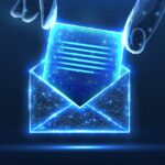 digital,hand,put,letter,in,to,the,envelop.,ai,mailing,